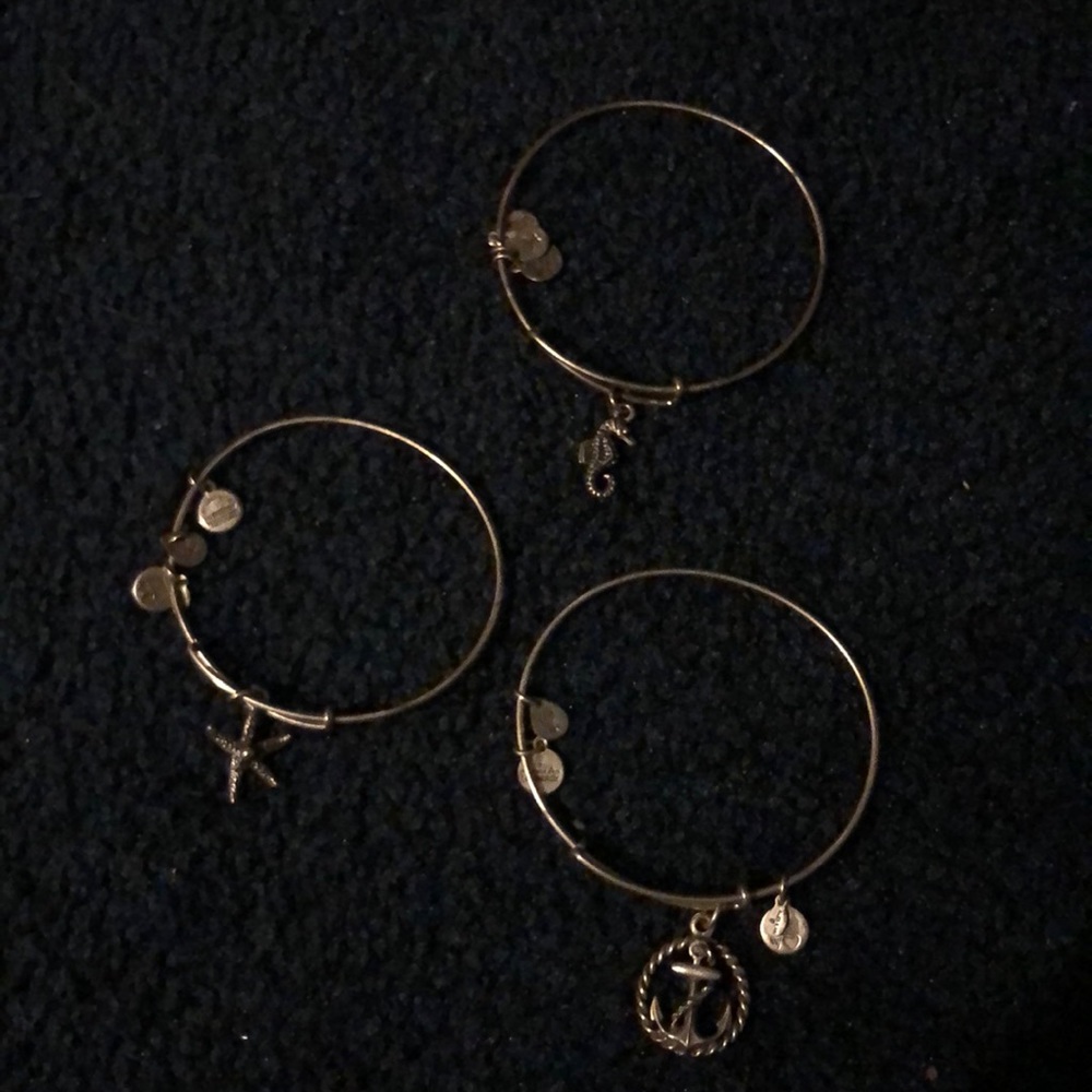 Beach themed Alex and ani bracelets